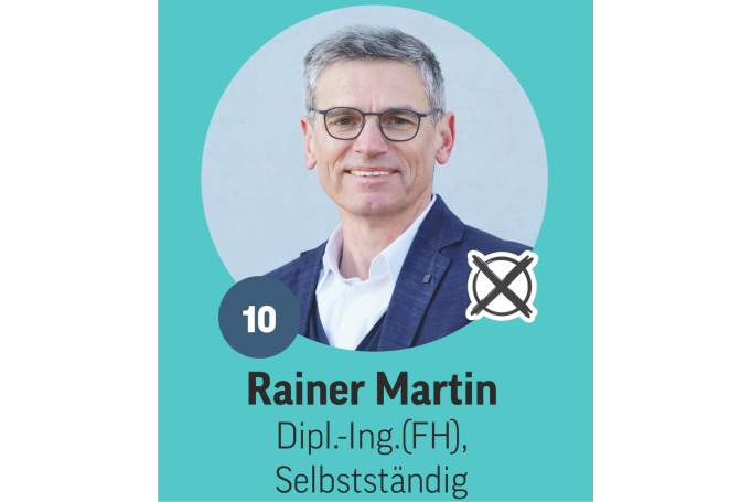 Rainer Martin - Kandidat für Gemeinderat Uettingen